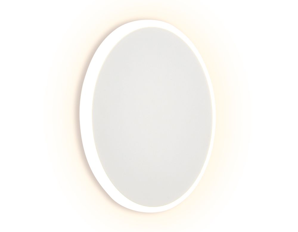Настенный светодиодный светильник FW104 WH/S белый/песок LED 3000K 12W D180*40