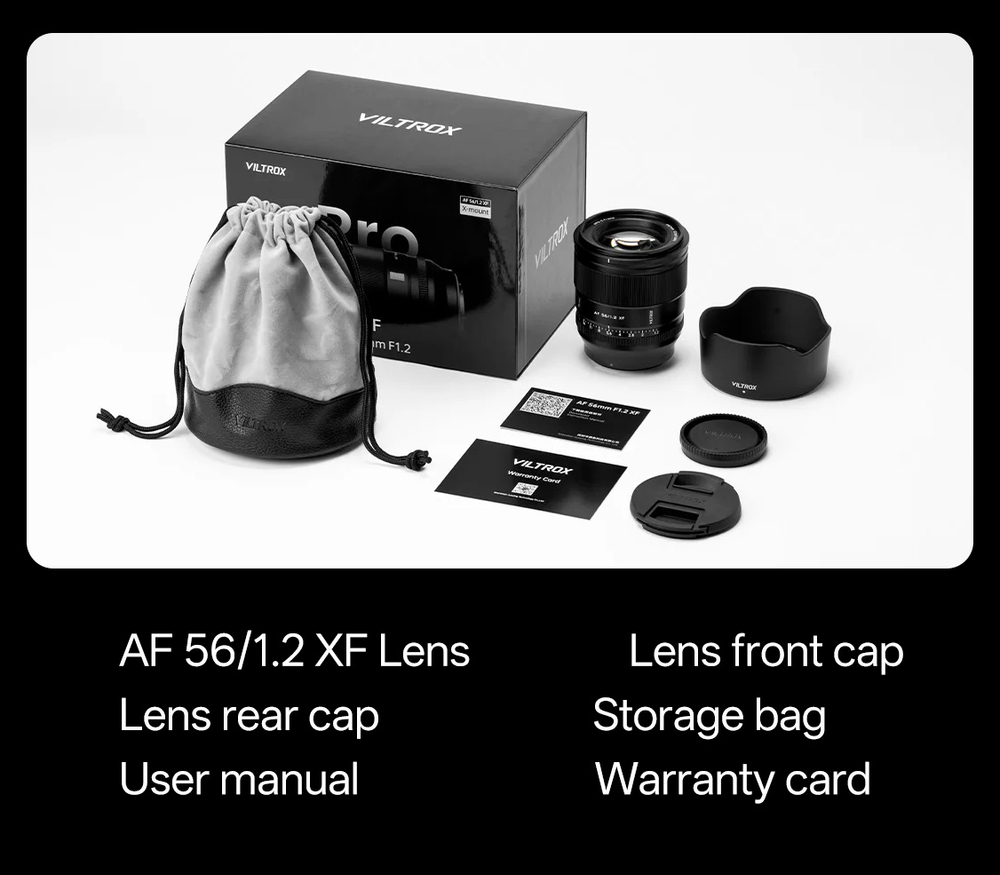 Объектив Viltrox AF 56mm f/1.2 Pro Fujifilm X-mount