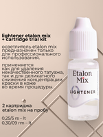 Сет Эталон Микс ремувер 10 мл и картриджи для удаления татуажа Lightener Etalon Mix + cartridge trial kit