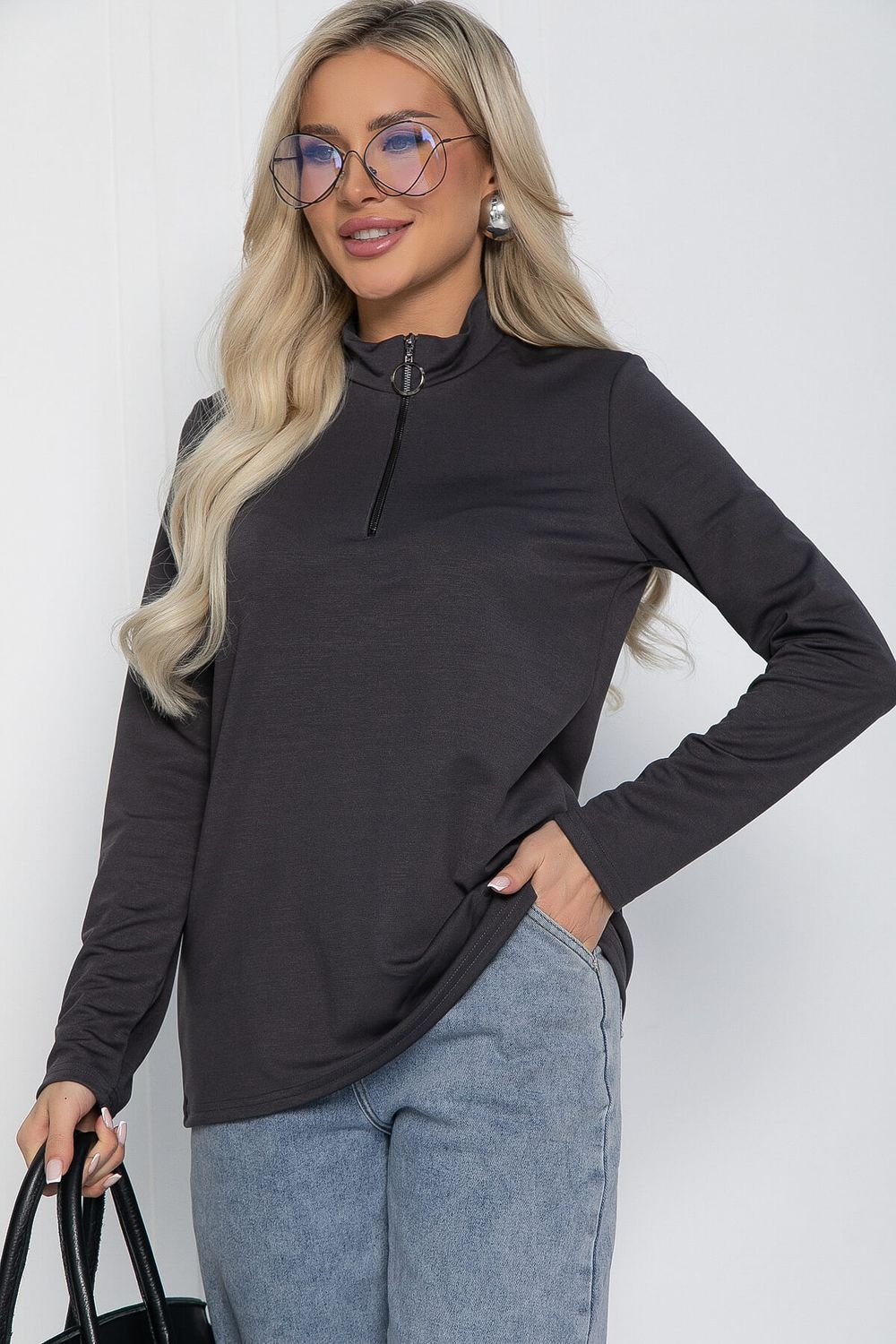 Водолазка Бунтарка (серая) Б12647-27 LT Collection