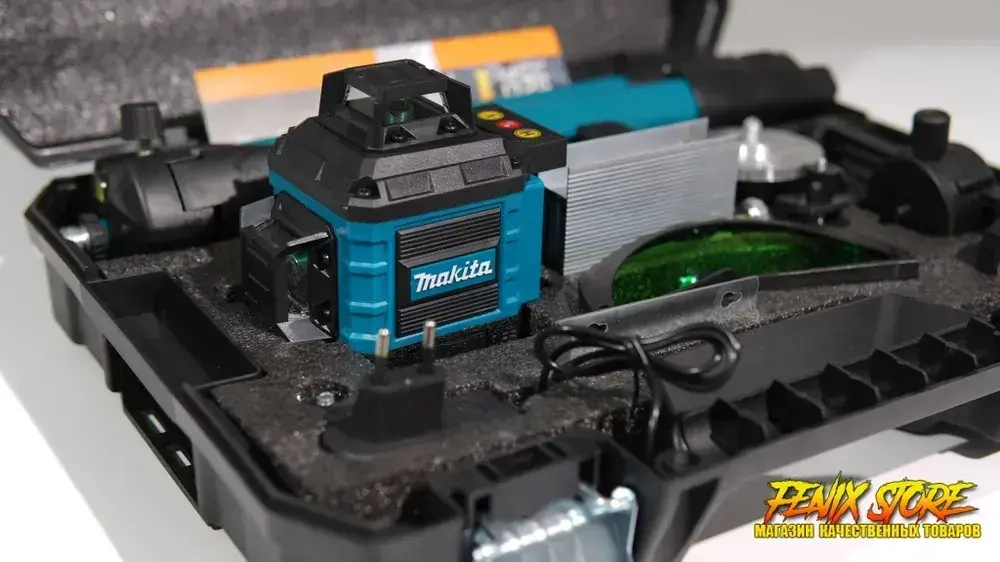 Профессиональный лазерный уровень 360 градусов 4D 16 линий