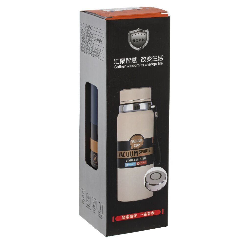 GAEM Термос, 850 мл, L8 W8 H27 см, (сохр.t до 6 часов)