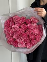 Гранд-букет из пионовидной розы Кантри блу