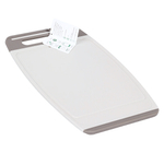 Доска разделочная ХЕВИ 350*240 мм антискользящие вставки, увеличенная толщина, желобки для отвода влаги М1566