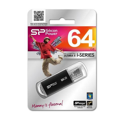 64GB USB Flash Silicon Prower Ultima U02 черный