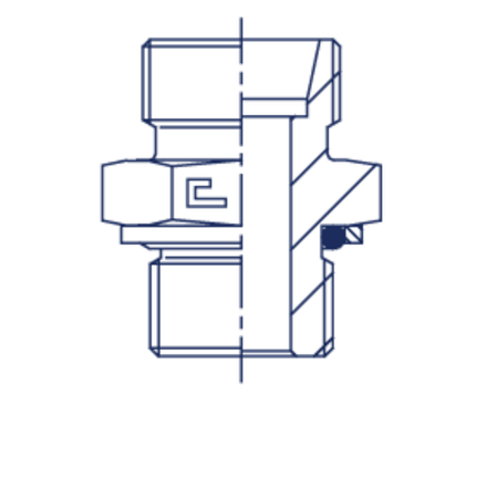 Штуцер FH DL12 BSP 3/8 (корпус)