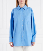 рубашка 1985 org co poplin overszd Tommy Hilfiger - голубой(WW0WW39198)