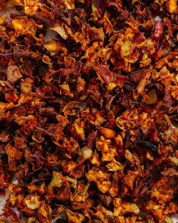 Яблочные кубики сушеные для собак 