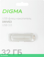 USB Flash-накопитель Digma Drive3 32Gb серебристый (DGFUM032A30SR)