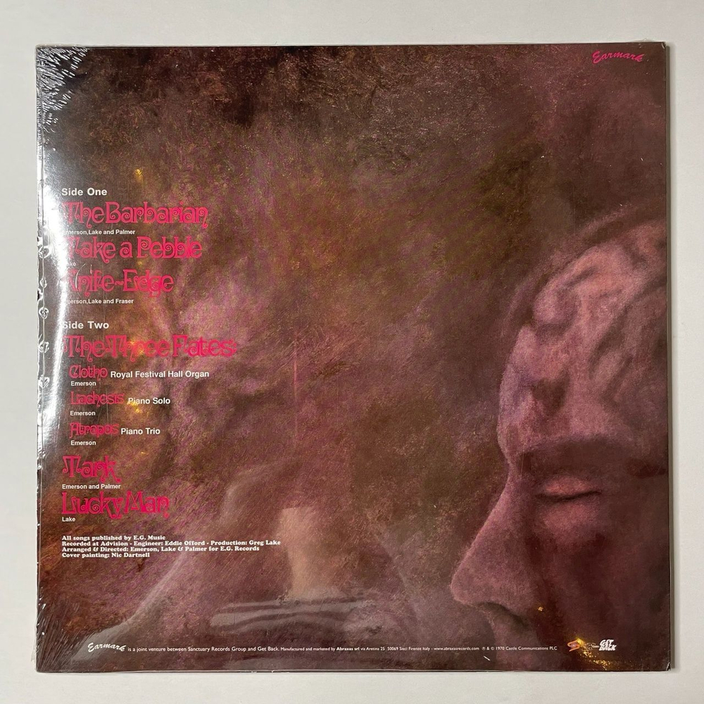 Винтажная виниловая пластинка LP Emerson Lake and Palmer (Italy 2005) (Sealed)