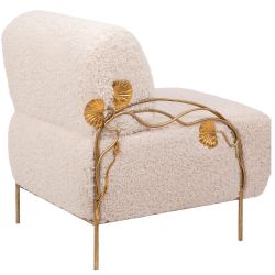 Кресло Нимфея Какао Бронза