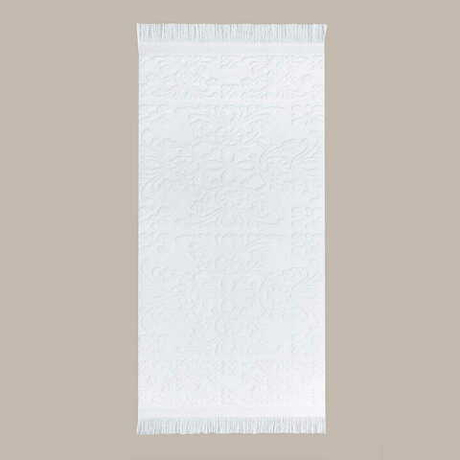 Полотенце 30х50 Arya home Isabel Soft белое