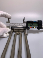 ТЭН 1750 Вт для стиральной машин чуть гнутый