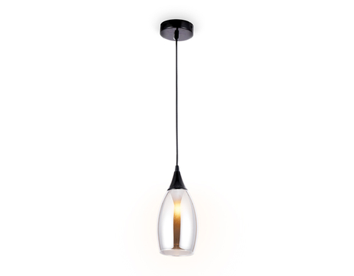 Подвесной светильник TR3544 BK/SM черный/дымчатый E14 max 40W D130*1000