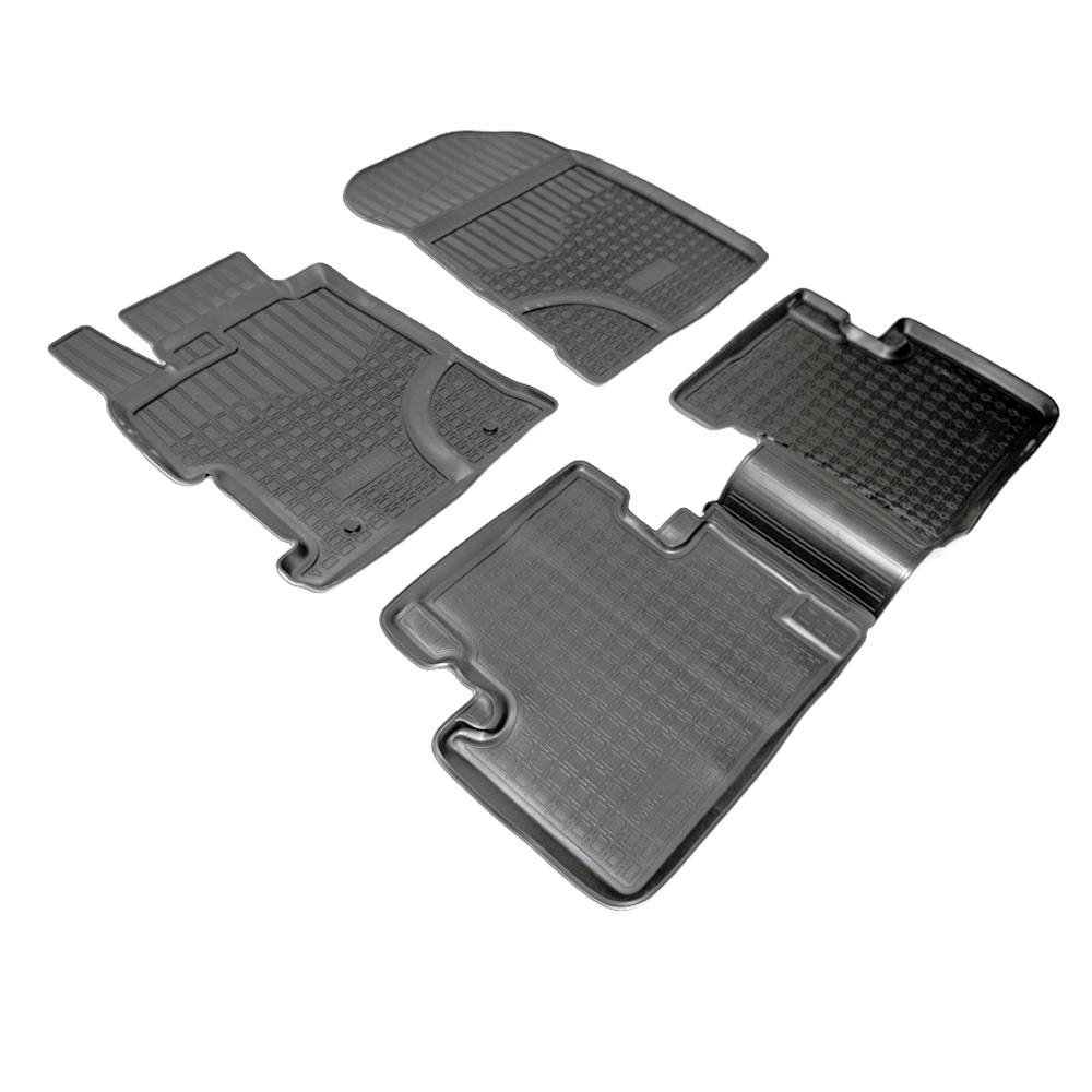 Ковры в салон Norplast/Unidec для Honda Civic IX в кузове EU 11 (2012-), Черный, 4 двери, арт.NPA11-C30-120