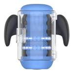 Автоматический мастурбатор с массажем бусинами Amovibe Black Knight Massaging Beads Thrusting Masturbator