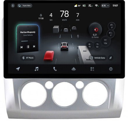 Магнитола для Ford Focus 2 2004-2011 (кондиционер) - Teyes CC4-PRO монитор 13" 2K QLED на Android 13, Snapdragon 778G, 8+128, AI, CarPlay, DSP, 4G SIM-слот