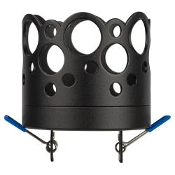 Светильник встраиваемый ЭРА DK115 SBK под лампу GX53 черный матовый