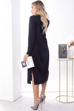 Платье "Уверенный шаг" П7265 (Темно-синее) LT Collection