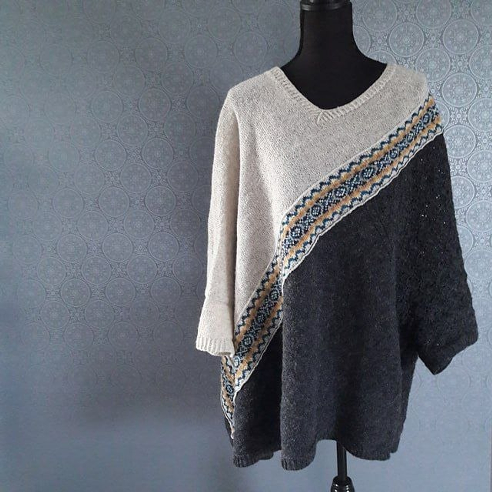 Описание по вязанию джемпера спицами "Barachois"