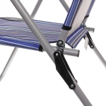 Стул 93*54*64см «Вейрона» складной, с подголовником,2 положения ДоброСад