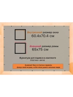 Рамка для постера и фотографий 60x70