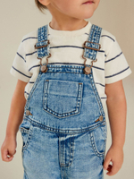 Полукомбинезон джинсовый для мальчика Next 912-811, Синий