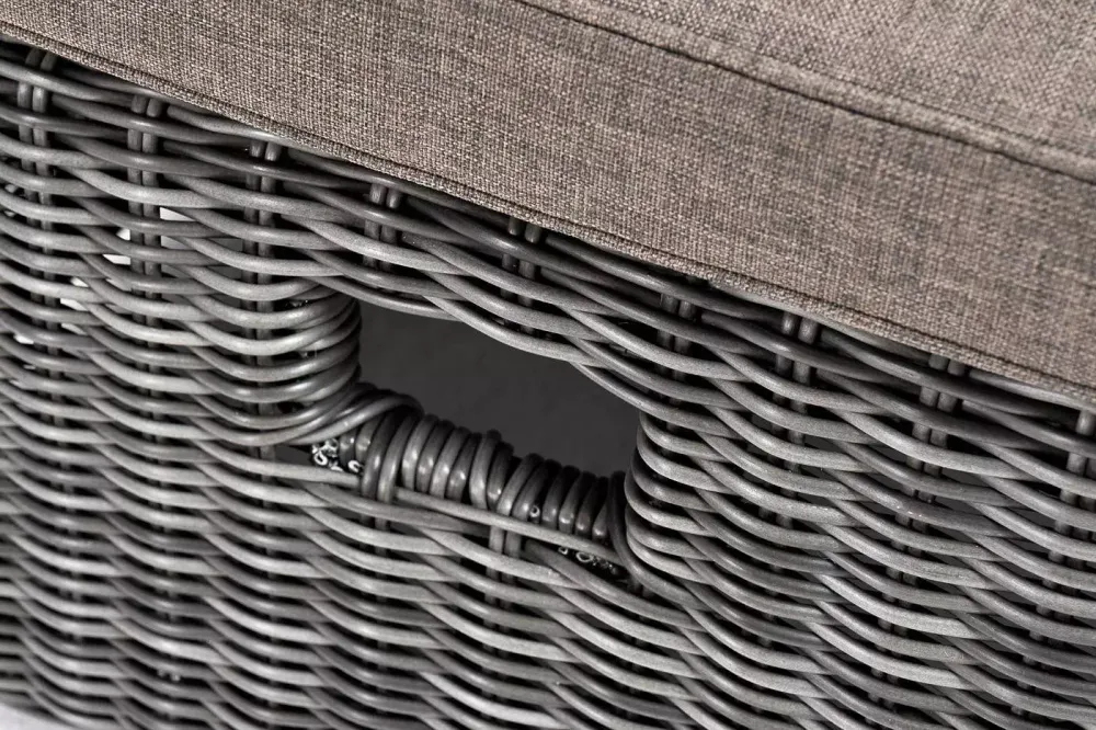 "Рим" комплект шезлонг со столиком, цвет графит