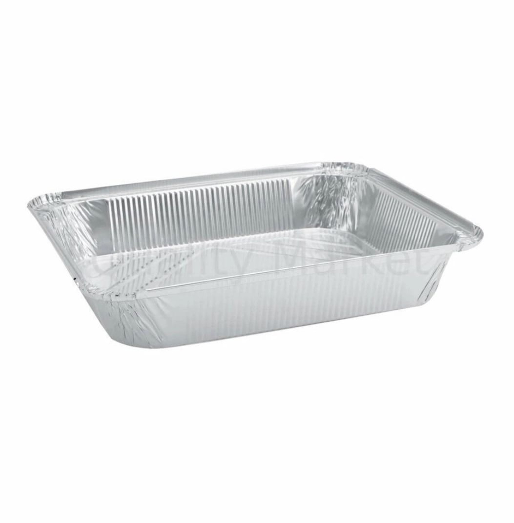 Алюминиевая форма L-край - 322 х 255 х 51 мм, 3180 мл (25шт)