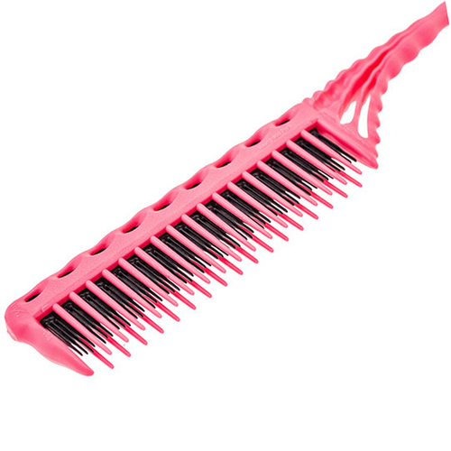 Розовая расческа 218мм для начеса Y.S. Park YS-150 Pink