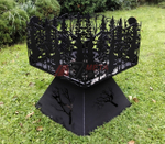 Чаша костровая Лесное царство квадрат