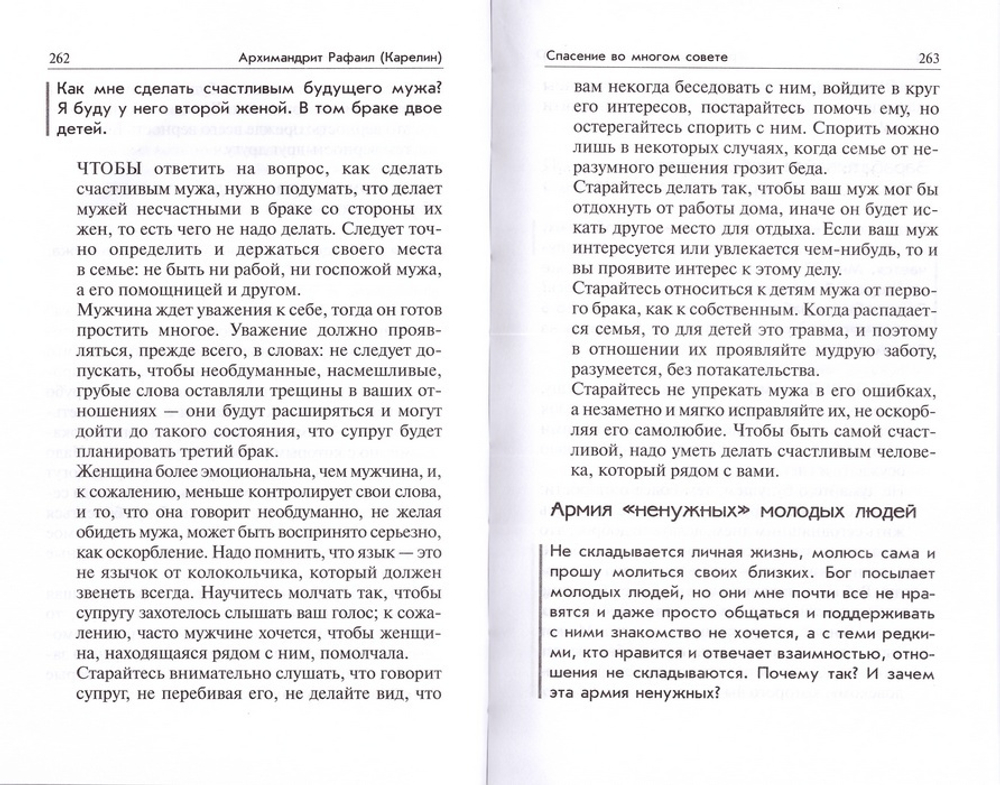 Спасение во многом совете. Вопросы и ответы. Архимандрит Рафаил (Карелин)