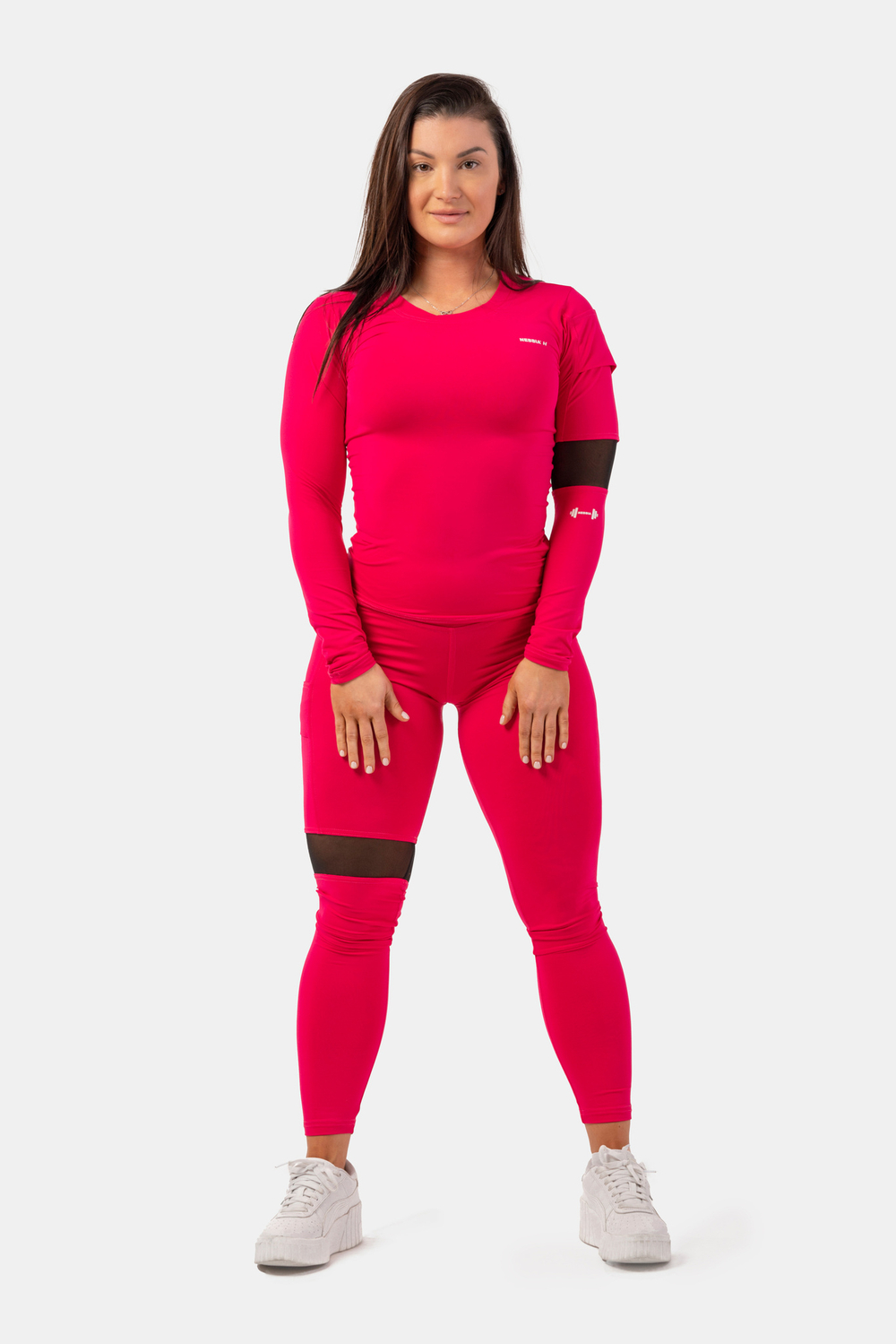 Лонгслив LONG SLEEVE SMART POCKET SPORTY TOP 418 Розовый