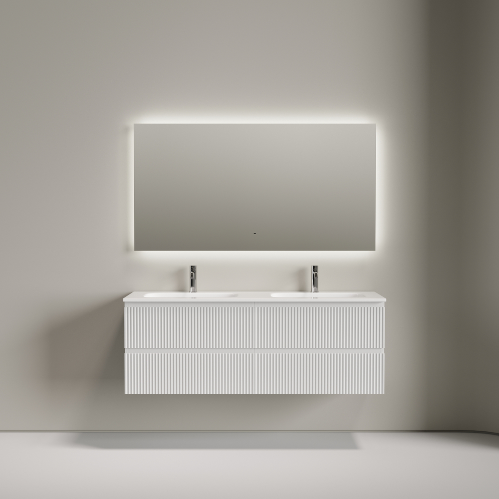 Тумба подвесная Sancos Snob R c двумя ящиками 690х445х500, Bianco, SNR70W