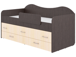 Кровать Нимфа двухместная Венге/молоко