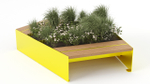 Скамья-вазон Модуль 1 SK00342