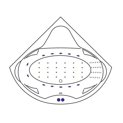 Акриловая ванна Excellent Konsul Nano 150x150 WAEX.KON15.NANO