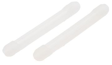 Стоппер силиконовый белый для тонких заушников