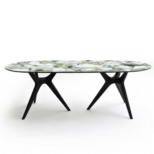 Дизайнерский стол TRIANGLE CERAMIC LARGE black