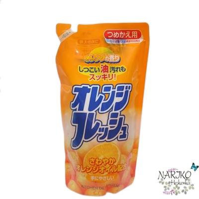 Жидкость для мытья посуды ROCKET SOAP Awa’s с маслом апельсина, мягкая упаковка 500 мл.