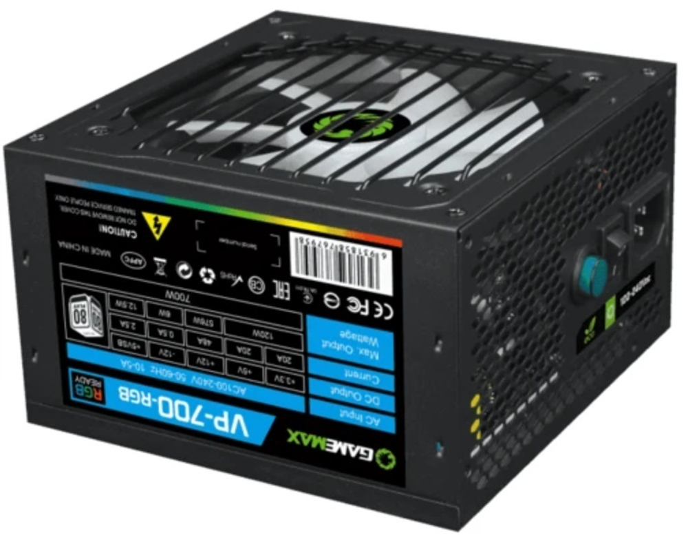 Блок питания ATX GameMax VP-700-RGB