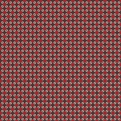 Геометрический узор на красном фоне