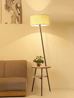 Торшер напольный светильник со столиком