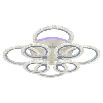 Потолочный светодиодный светильник 8003/4+4 WHT 144W+11W RGB белый Profit Light