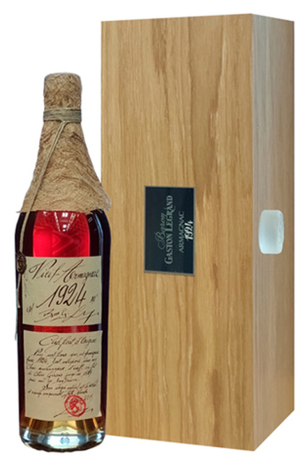 Арманьяк Baron G. Legrand 1924 Bas Armagnac п/уп (дерево), 0.7 л
