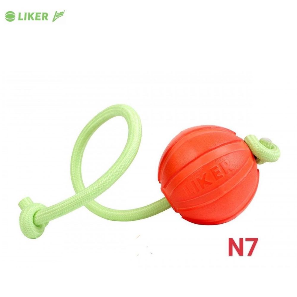 Мячик со светящимся шнуром LIKER Lumi 7см