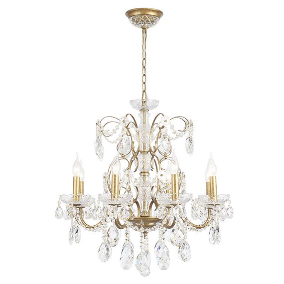 Подвесная люстра Crystal Lux Odelis SP8 Gold