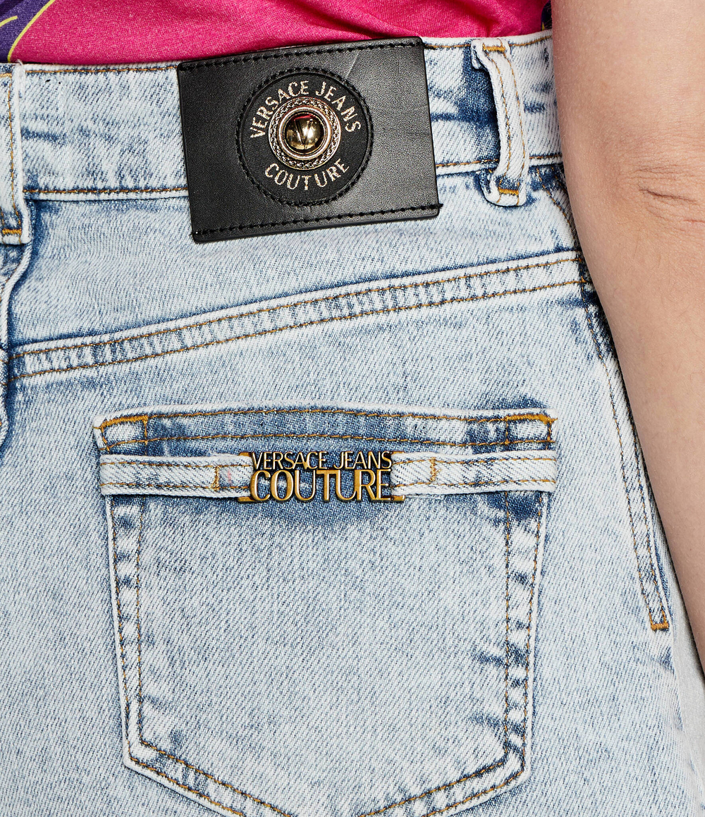 Джинсовые шорты Versace Jeans Couture - голубой(76HAD541CDW95)