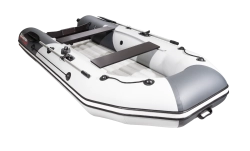 Лодка Таймень NX 3200 НДНД, 3200*1500*420 мм., цвет серый - графит