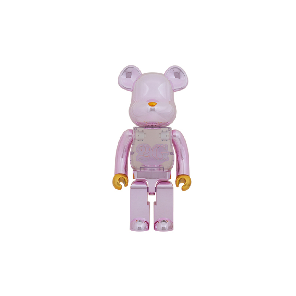 Дизайнерские игрушки BE@RBRICK 1000% 2G PINK GOLD CHROME 70cm, 3090230-640481838